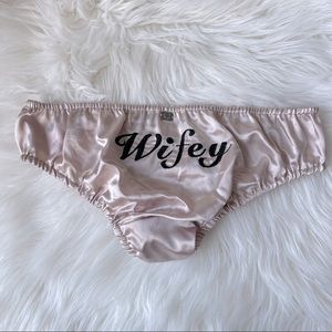 NEW - For Love & Lemons Skivvies Wifey Panties Bloomers (S) Blush Champagne Pink